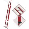 Fiberglass 2 Section Aluminium Ladder Rope Operated | BTF-EDB67