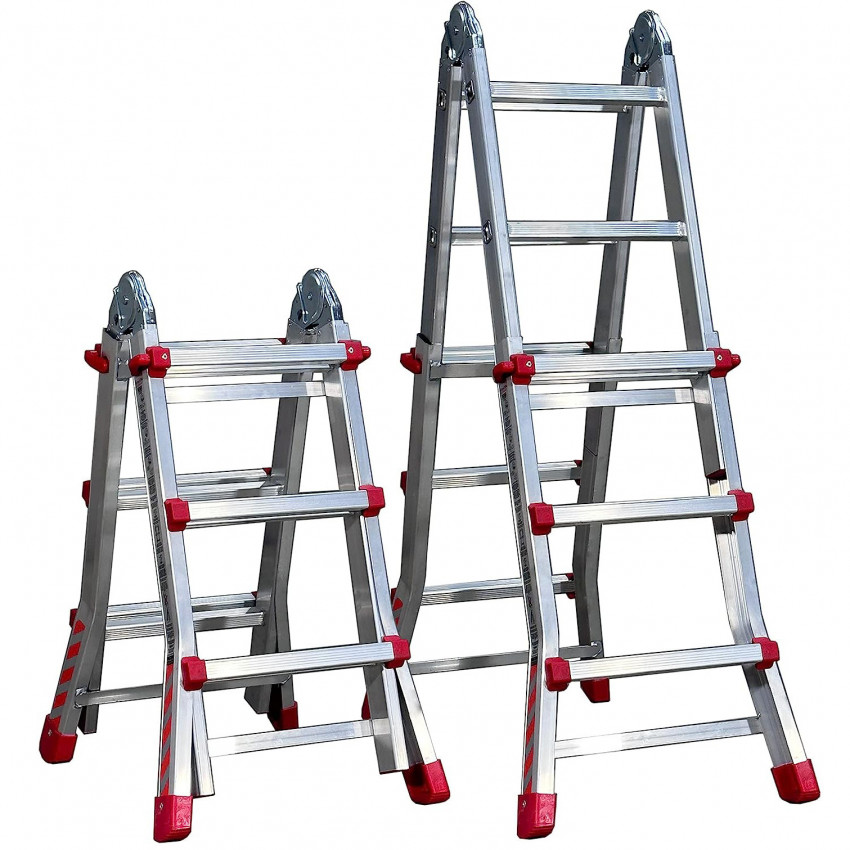 Multi-purpose telescopic ladder